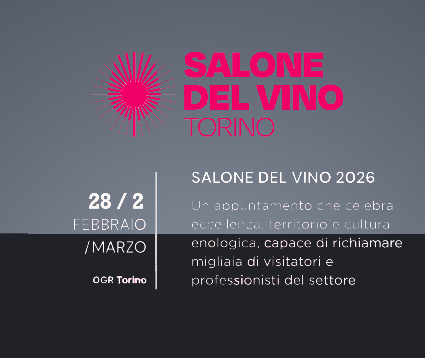 Where Innovation Meets the Wine Glass: Salone del Vino @ OGR Torino, Italy